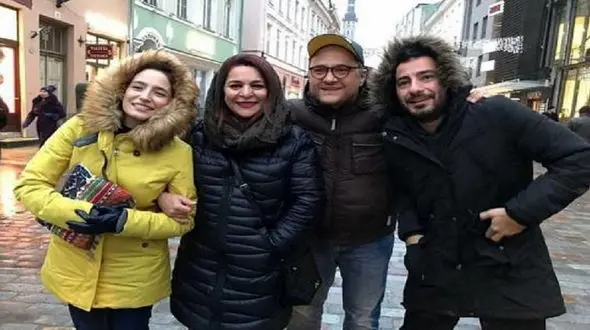 عکس رامبد حوان با 3 همسرش در کنار هم / کدام یک زیباترند؟