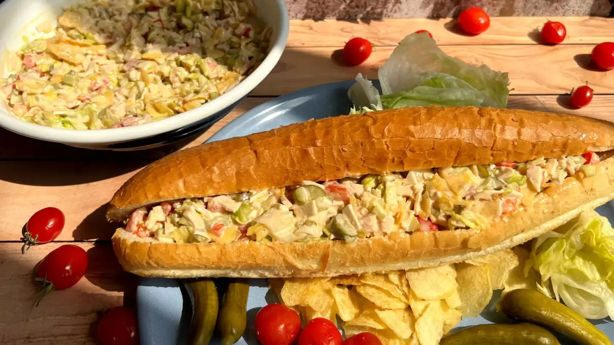 ساندویچ خوشمزه سرد و آسان