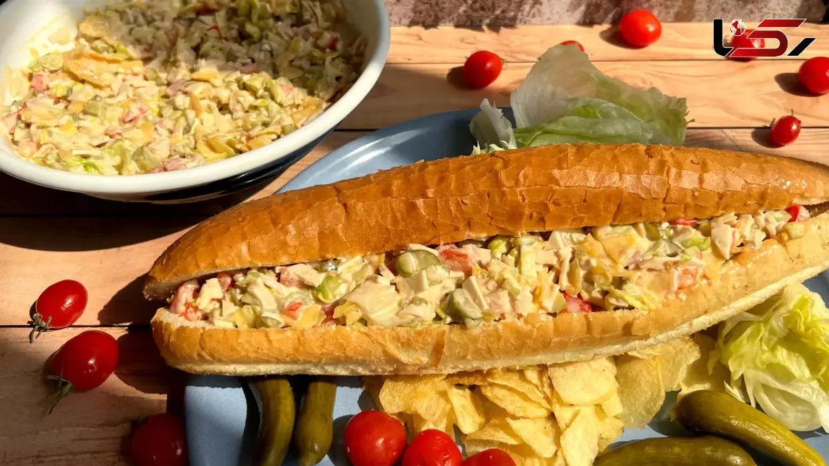 ساندویچ خوشمزه سرد و آسان + فیلم 