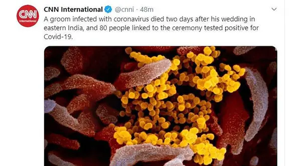 مرگ داماد دو روز بعد از عروسی / در یک مراسم عروسی 80 نفر کرونایی شدند