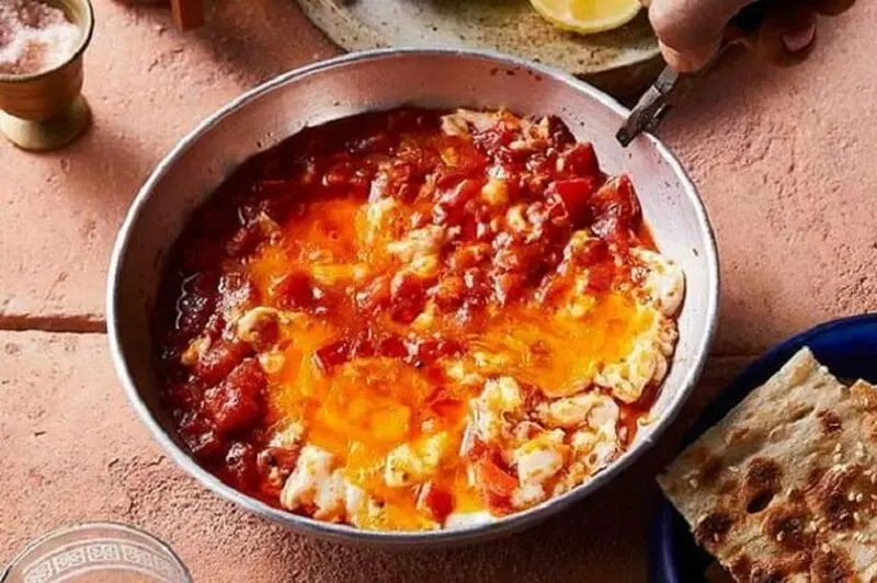 املت گوجه فرنگی به روش قهوه خونه