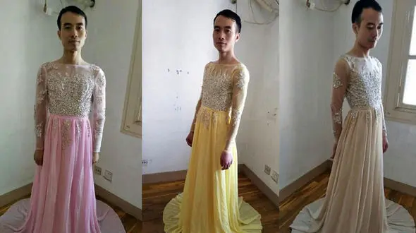 درخواست عجیب یک زن از فروشنده لباس های زنانه + عکس 