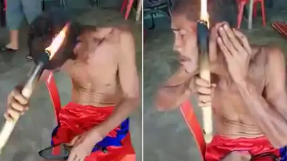کوتاه کردن مو به روش کز دادن با آتش! + فیلم