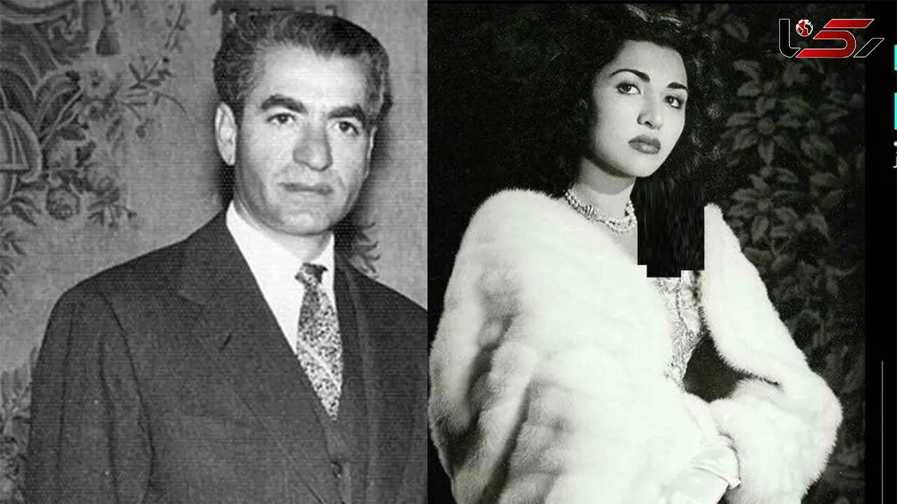 سفر در زمان / عکس های زیر خاکی از عروسی فاطمه پهلوی خواهر محمدرضا پهلوی با لباس عروس ابریشمی در روز خاکسپاری رضا خان پدرش در ایران