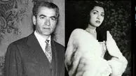 سفر در زمان / عکس های زیر خاکی از عروسی فاطمه پهلوی خواهر محمدرضا پهلوی با لباس عروس ابریشمی در روز خاکسپاری رضا خان پدرش در ایران