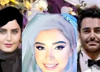 آلبوم تصاویر زیبای جشن عروسی مجلل رضا گلزار و آیسان آقاخانی +عکس/الناز شاکردوست و برادرش هم بودند..