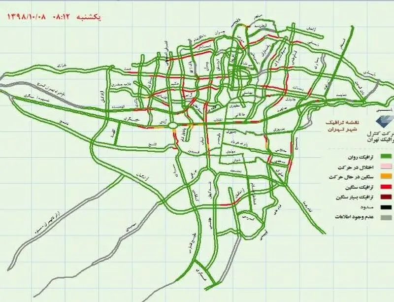 نقشه ترافیکی