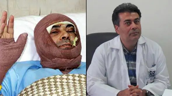 کیفرخواست سنگین برای  عاملان اسیدپاشی به مدیر بیمارستان +عکس