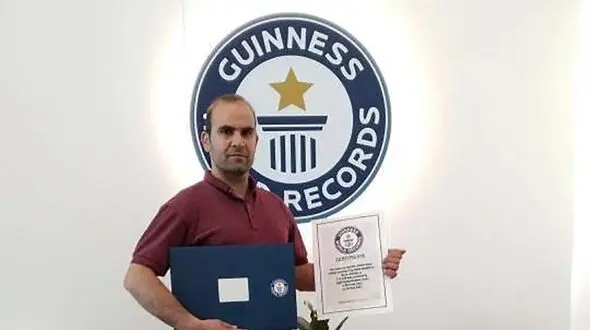 یک مربی رزمی رکورد جدیدی در گینس ثبت کرد