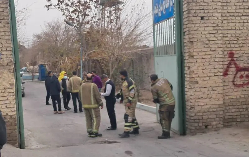 آتش سوزی در کارخانه امونیاک