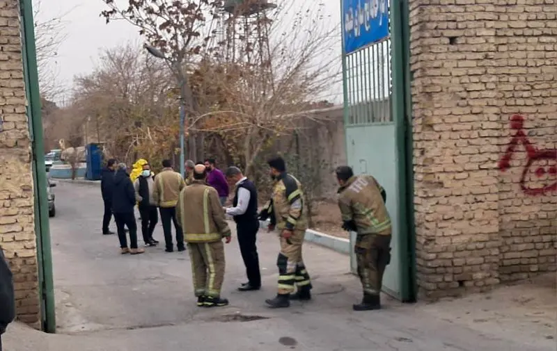 آتش سوزی در کارخانه امونیاک