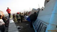 جزئیات واژگونی مینی‌بوس حامل کارگران ساوه/ مصدومیت 10 کارگر 