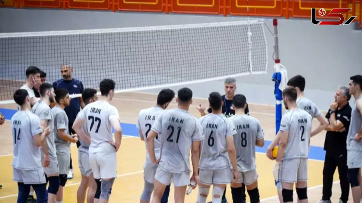 برنامه جوانان والیبال ایران در مقدماتی قهرمانی جهان