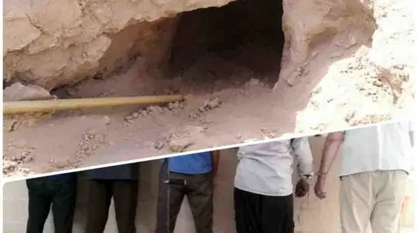 ماجرای 5 مرد که با یک نقشه در شهداد کرمان دنبال گنج بودند + عکس 