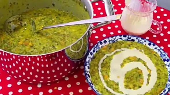 طرز تهیه آش جو ایده آل در پاییز + فیلم