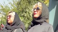 فیلم/ نماز خواندن و گریه‌ شراره رخام در خاکسپاری امید جهان