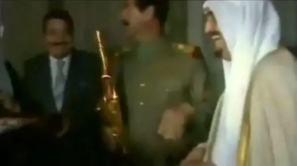 هدیه شگفت‌انگیز پادشاه عربستان به صدام در اوج جنگ با ایران + فیلم