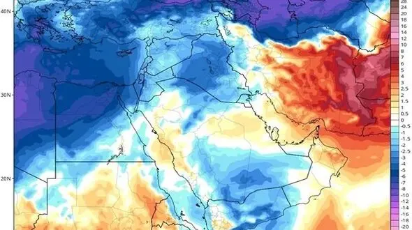 ورود موج جدید بارشی به کشور از سه شنبه؛ کاهش ۱۰ درجه ای دما در راه است