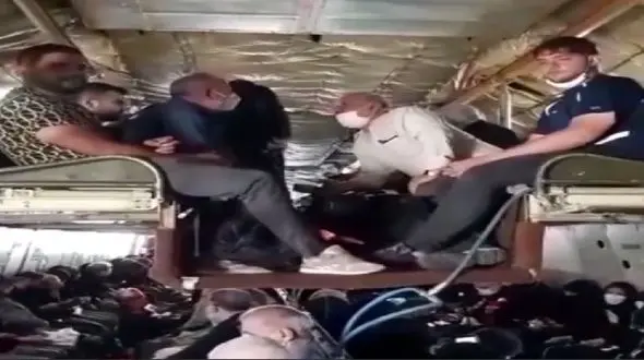 سفر موکب داران راهپیمایی اربعین با بار هواپیما + فیلم