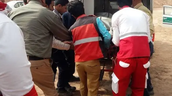 مرگ سوزناک راننده کامیون بین 2 خودرو در تهران