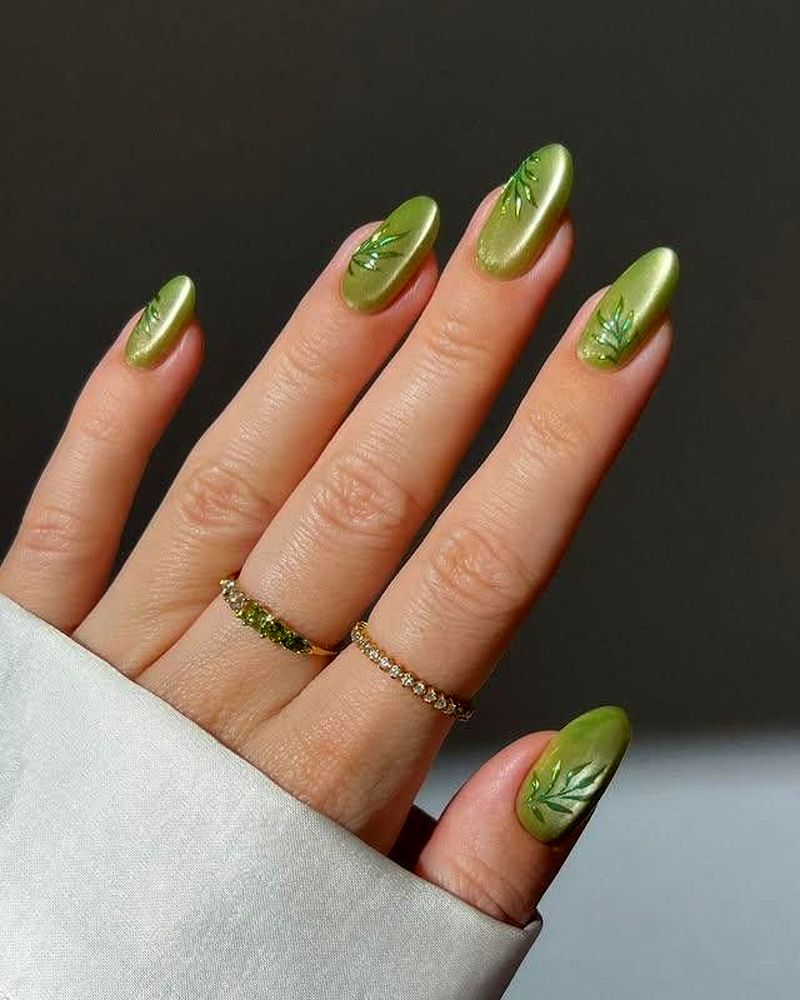 لاک ناخن ژل آیس سبز