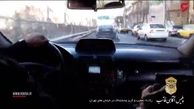 فیلم واقعی و هیجان انگیز تعقیب و گریز پلیس با مزدا 3 در تهران+عکس