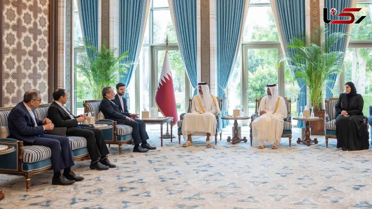  دیدار وزیر امور خارجه و امیر دولت قطر 