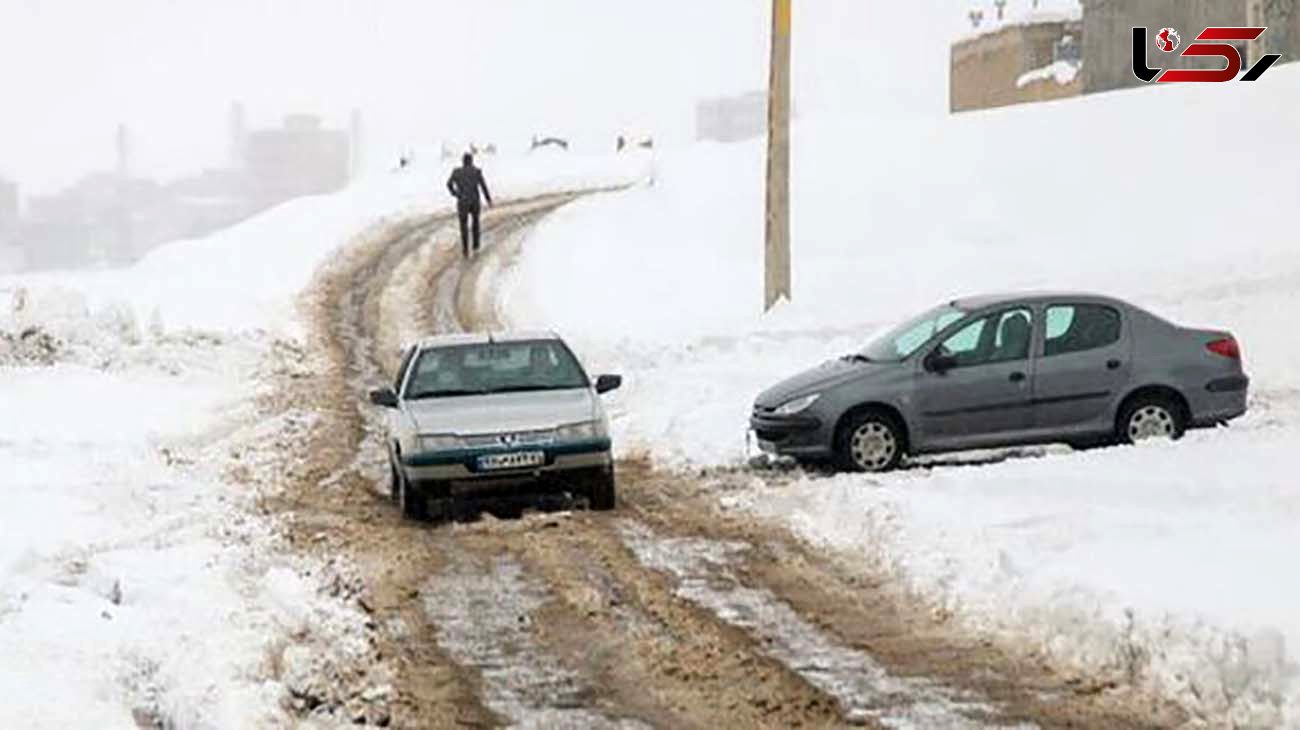 آخرین وضعیت بارش برف و باران در جاده‌های 25 استان