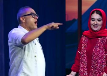 فیلم شوخی بمب خنده در برنامه کارناوال رامبد جوان با تفاوتهای زندگی در تهران و شهرستانها که سالن رو از خنده منفجر کرد/ این بانوی جوان واقعا اول گلوله نمک بود 