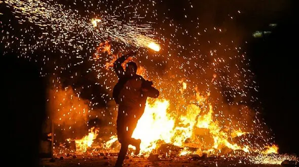 80 قزوینی در آتش چهارشنبه سوری سوختند