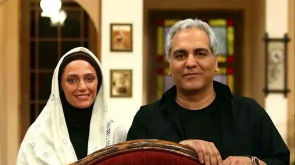 فیلم / نگین معتضدی: وقتی مهران مدیری رو دیدم شبیه صدای بچه گربه گفتم من خیلی خوشحالم شمارو از نزدیک می‌بینم / یه لحظه احساس کردم قلبم داره می ترکه