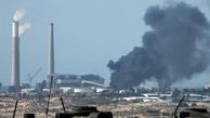 فیلم انفجار خطوط نفتی اسرائیلی ها در حمله موشکی + فیلم

