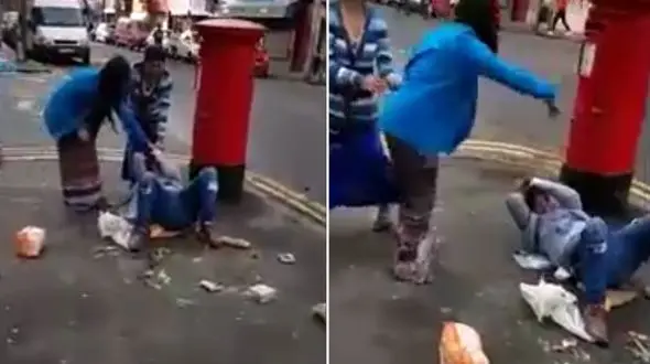 گیس و گیس‌کشی 3 زن در خیابان + فیلم و عکس