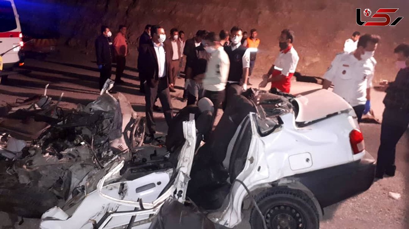 مرگ تلخ 5 مسافر خوزستانی در مسیر گچساران / پراید آهن پاره شد !+ عکس