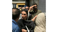 هدیه تهرانی برای شرکت در انتخابات حضور پیدا کرد