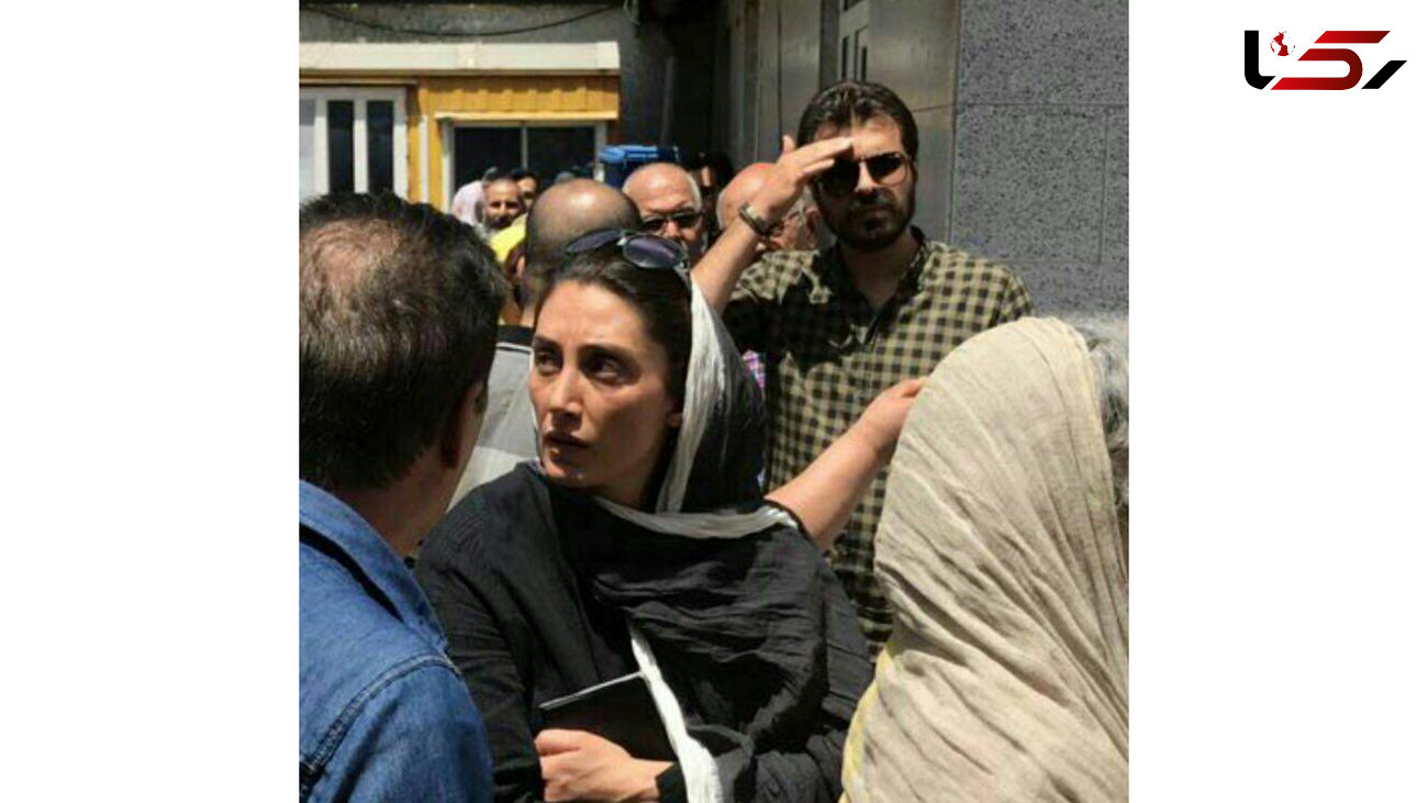 هدیه تهرانی برای شرکت در انتخابات حضور پیدا کرد
