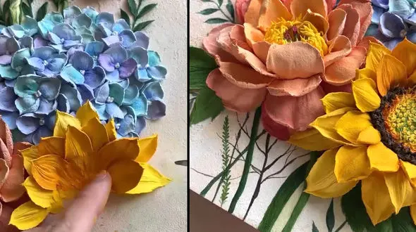 ساخت تابلو با خمیر چینی + فیلم