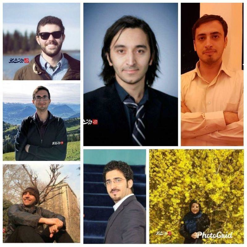 تصاویر ۷ نفر از دانشجویان جانباخته در سانحه هوایی امروز
