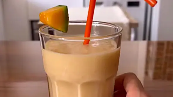 شیک طالبی درست کن تا از گرمای تابستان نجات یابی + فیلم