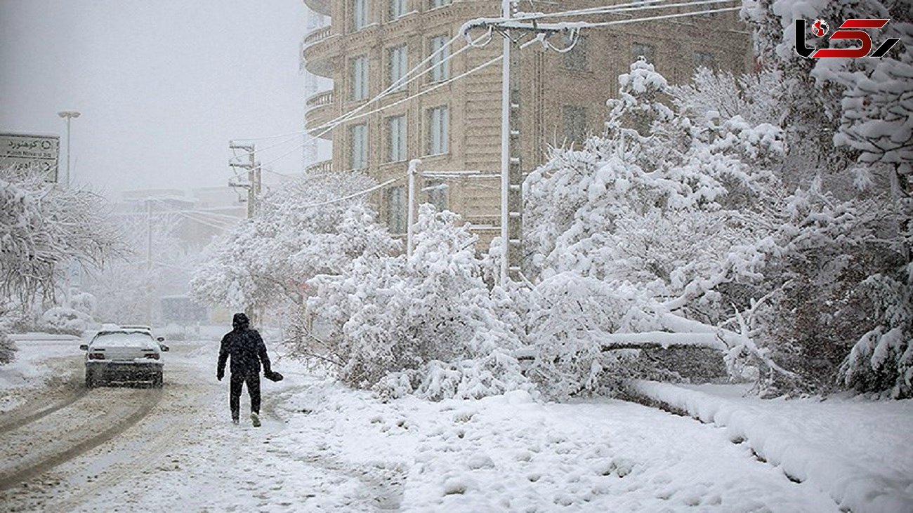 بارش برف، وزش باد شدید و کاهش دما در نیمه شمالی ایران 