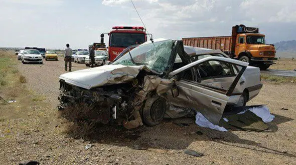 یک کشته و ۳ مجروح در حادثه رانندگی جاده مراغه-هشترود + عکس