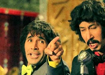 خوانندگی شاد بهرام افشاری در فیلم فسیل | «بی‌بی شکسته» با صدای متفاوت او! + فیلم