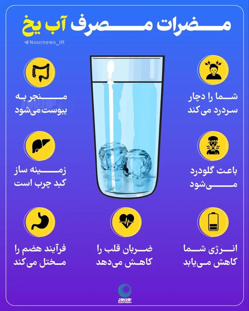 ضرر آب یخ