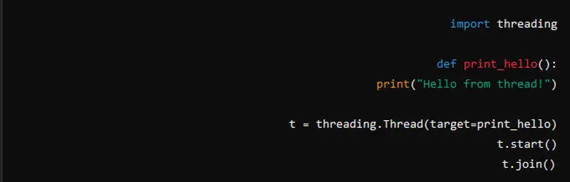 threading