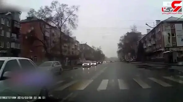 تصویر لحظه به لحظه از مرگ فجیع زن جوان