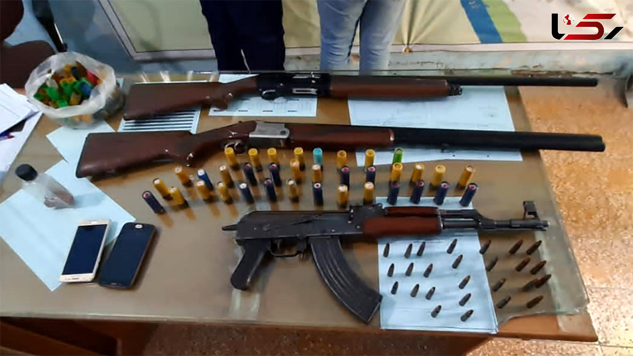قاچاقچیان اسلحه در دام پلیس آبادان