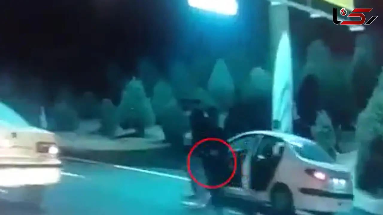 فیلم درگیری مسلحانه پلیس با تبهکاران خطرناک در اتوبان همت 