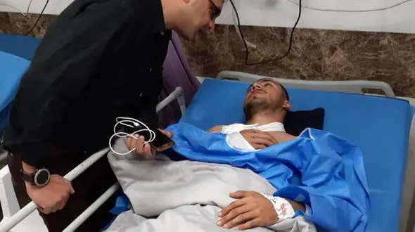 وزش باد دیشب تهران ملی پوش دوچرخه ‌سواری ایران را راهی بیمارستان کرد