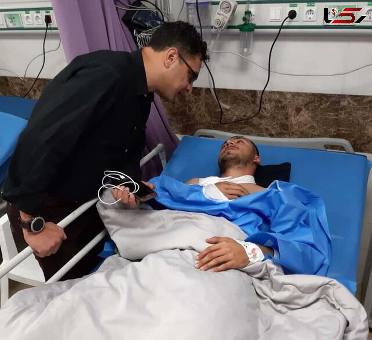 وزش باد دیشب تهران ملی پوش دوچرخه ‌سواری ایران را راهی بیمارستان کرد