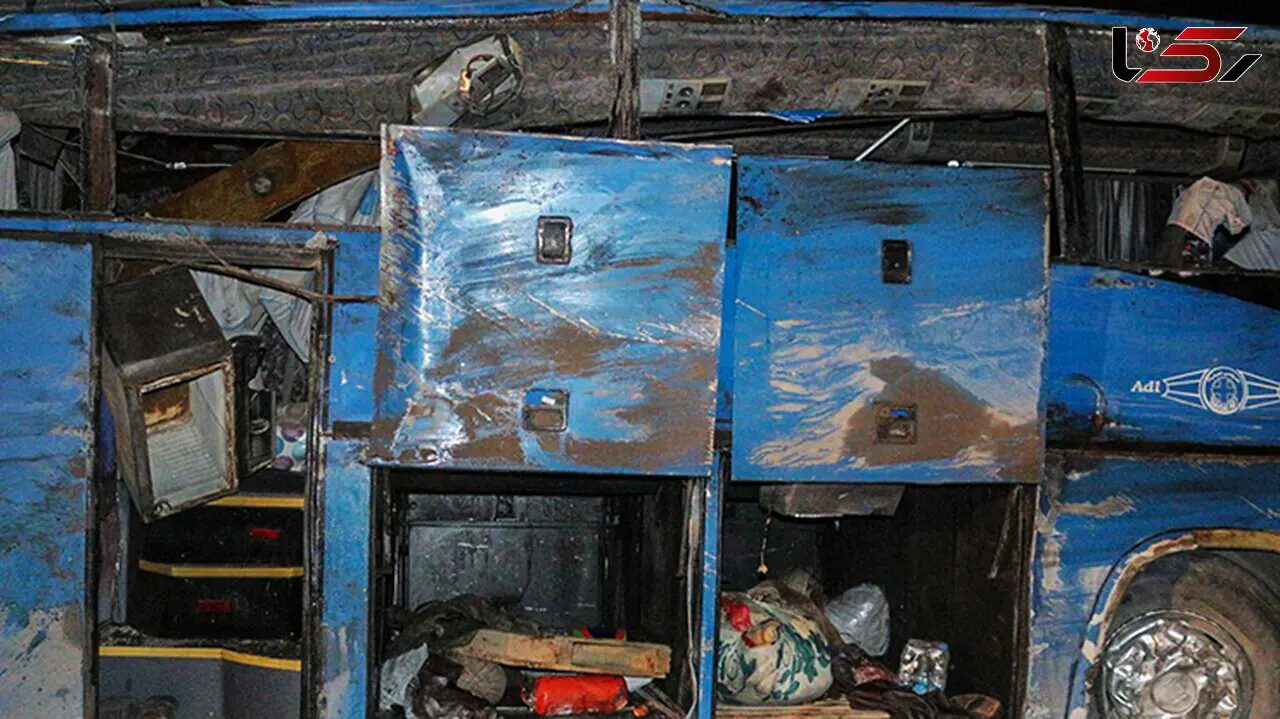 جزئیات واژگونی مرگبار اتوبوس در همدان اعلام شد